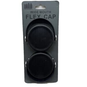 (2) Wide Mouth Flex Caps For Hydro Flask {GG}